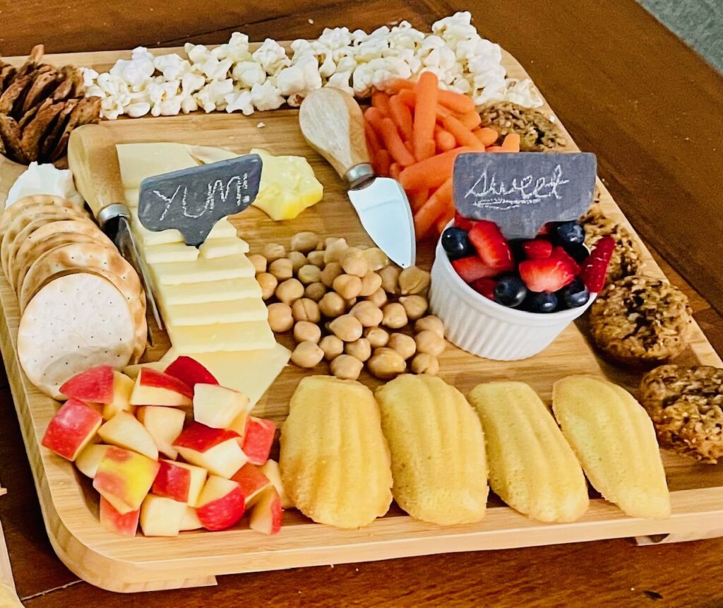 Add many different items to your charcuterie board